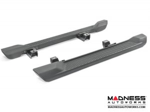 Jeep Wrangler JL Side Steps - Molded Black Plastic - 2 Door 